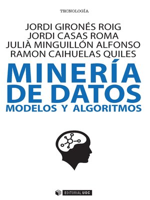 cover image of Minería de datos